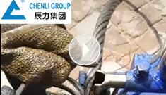 钢丝绳插套机插编钢丝绳视频——XPJ集团